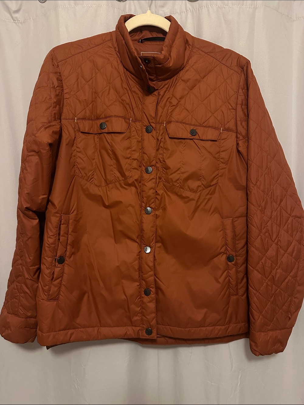 Stio Women’s Skycrest Insulated Snap Shirt in Rust